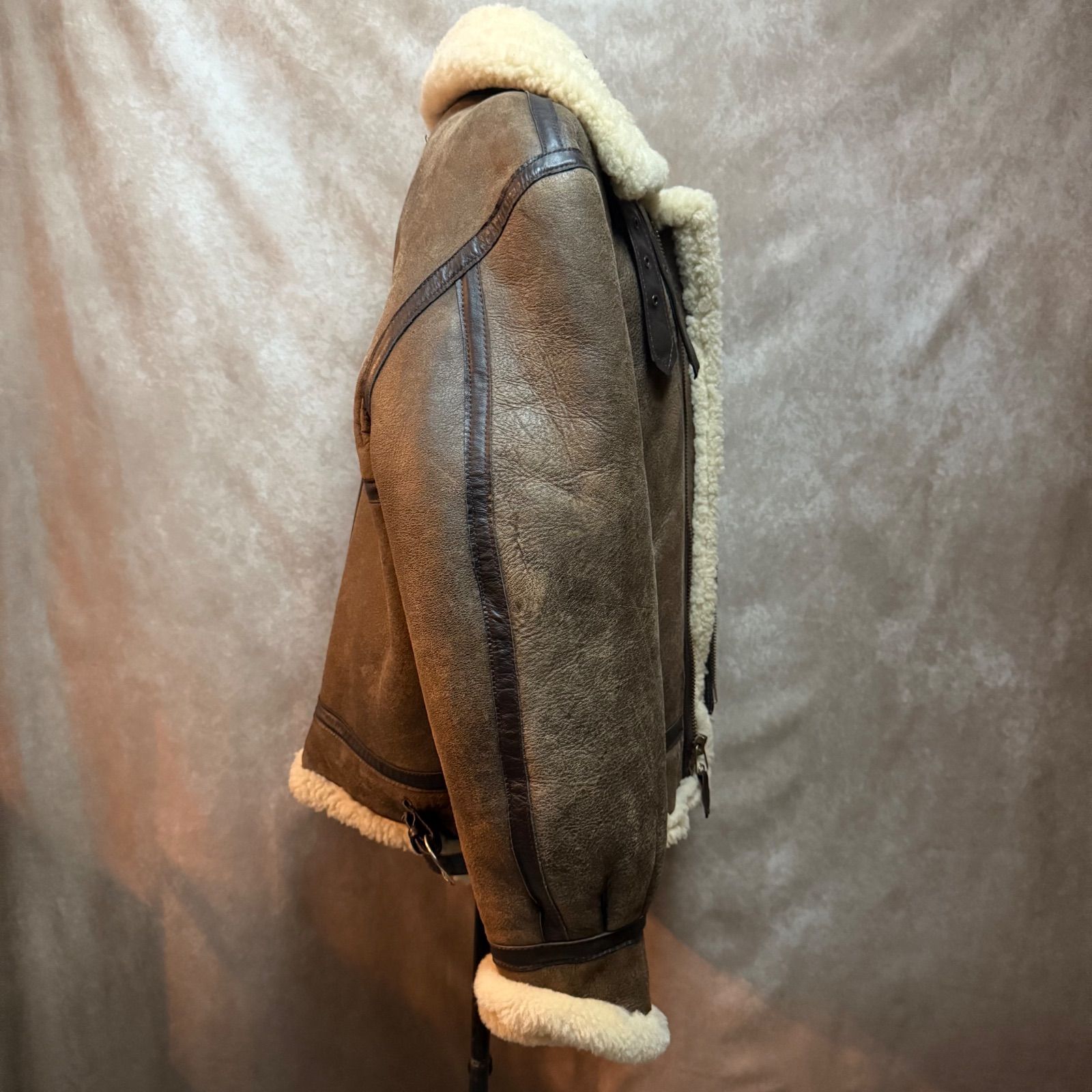 Schott ショット TYPE B-3 ムートン フライトジャケット 36 USA製 80s