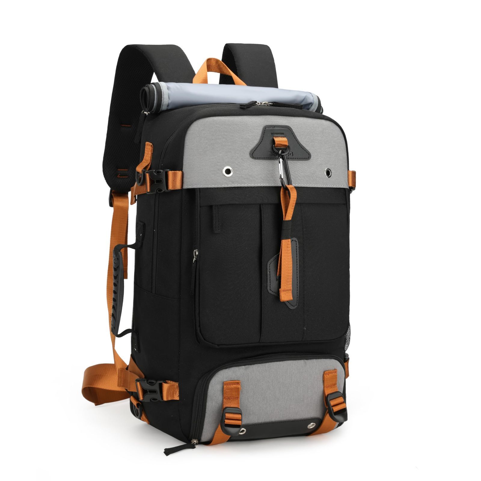 在庫処分】60L) グレー X (ブラック 通勤/通学/旅行/ハイキング