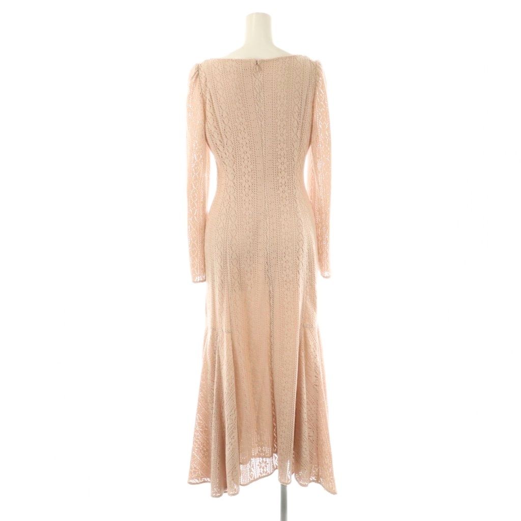 セルフォード CELFORD 24AW ブラッシュレースワンピース ロング 36