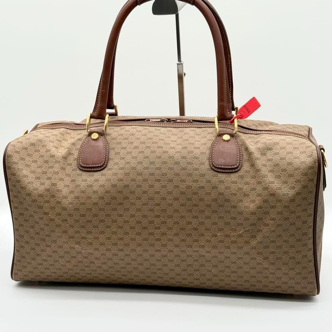 良品】GUCCI ボストンバッグ トラベルバッグ ヴィンテージ ブラウン