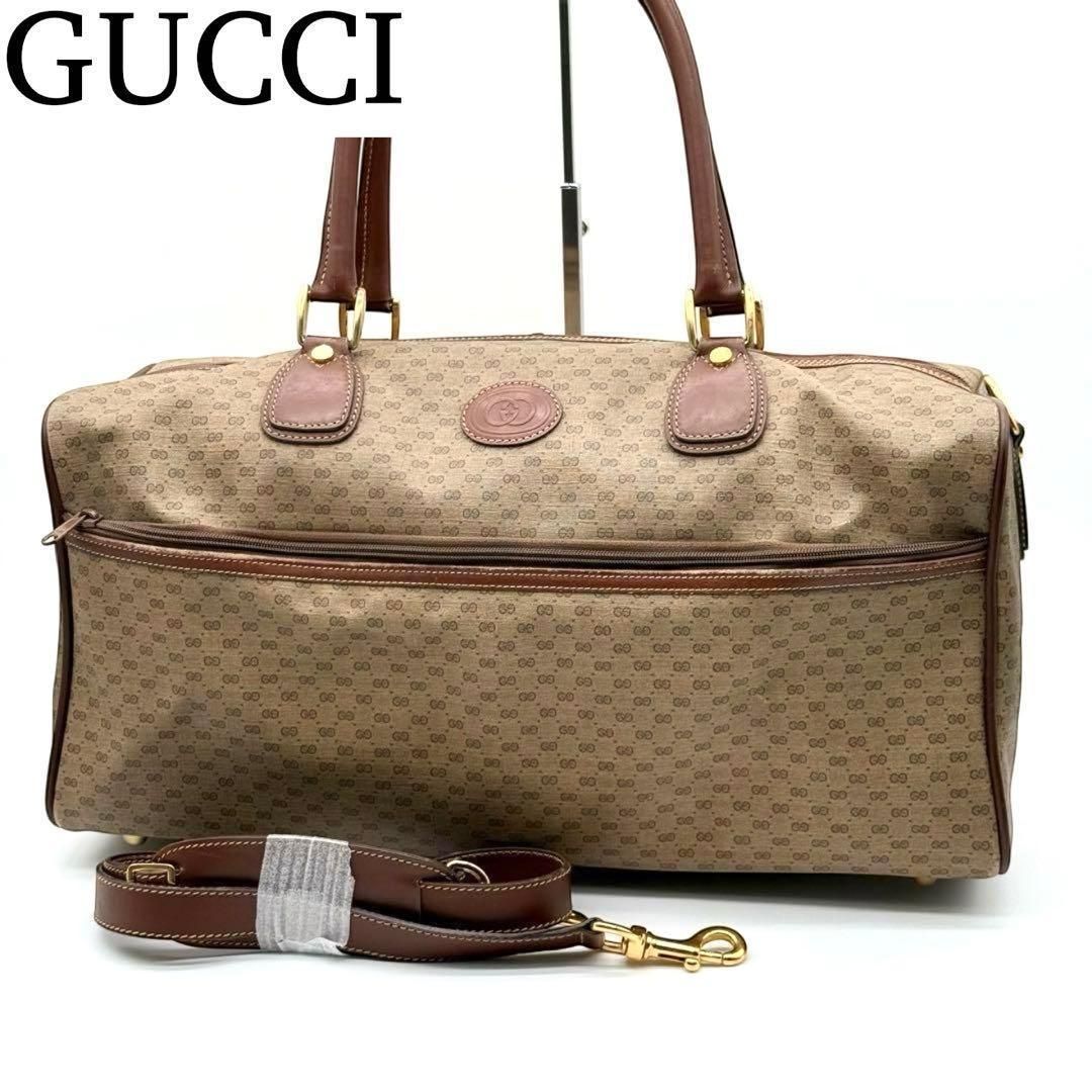 GUCCI ベージュ トラベルボストンバッグ GUCCI - グッチ 206500 ボストンバッグの通販 by KOMEHYO ONLINE