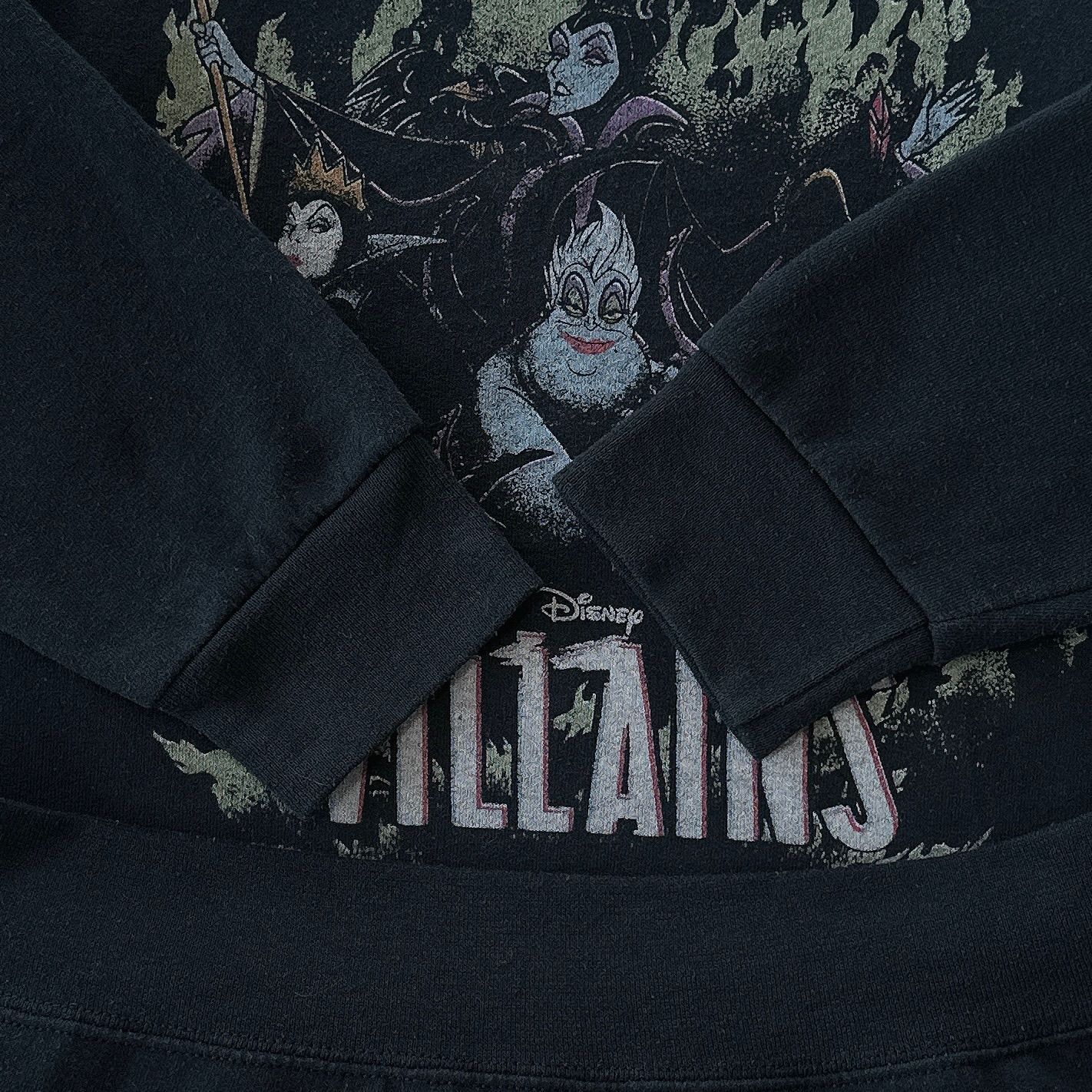 激レア】00s ディズニー ヴィランズ JERZEES スウェット 黒 S Disney