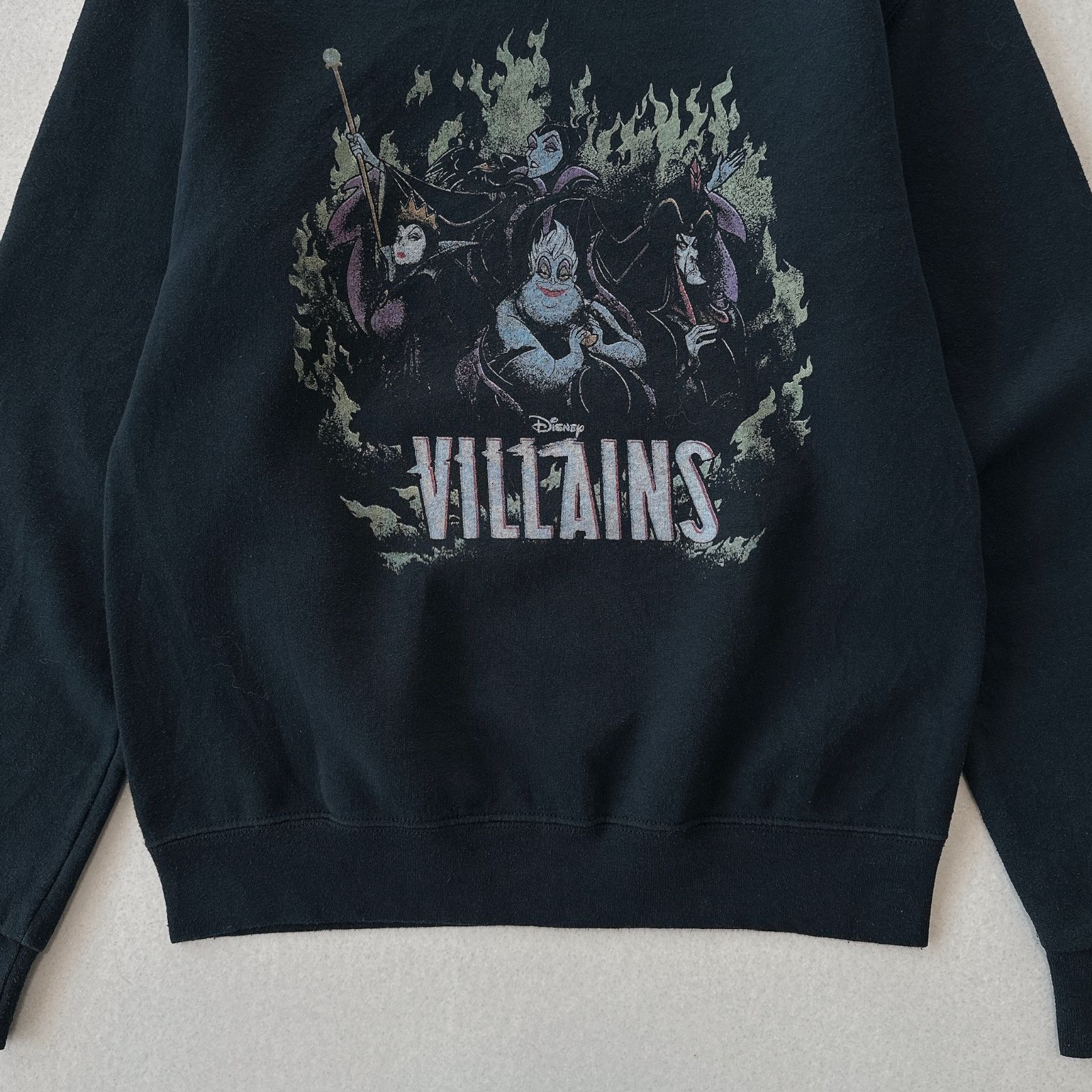 激レア】00s ディズニー ヴィランズ JERZEES スウェット 黒 S Disney