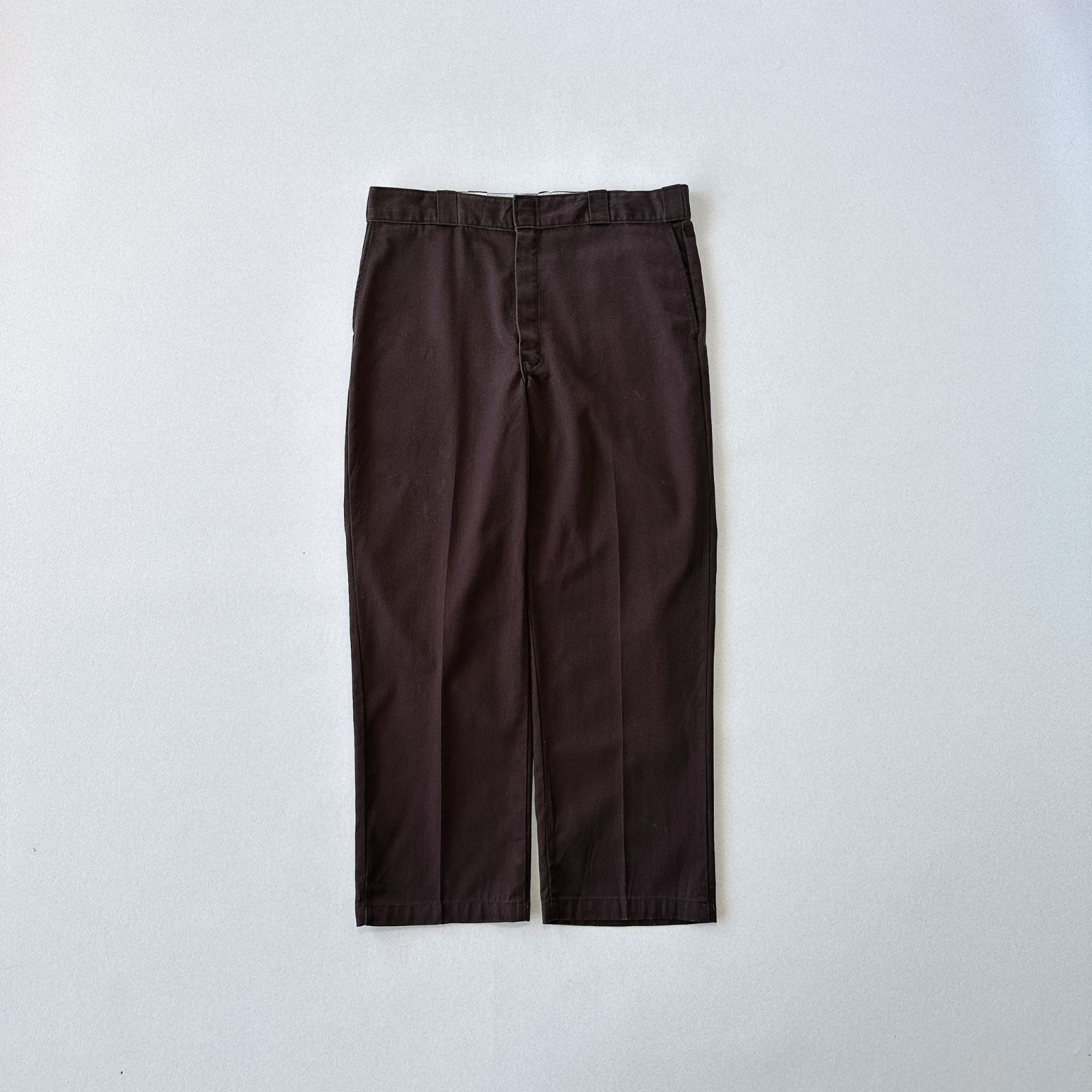 希少】USA製 80s 90s ディッキーズ 874 ワークパンツ ブラウン TALON