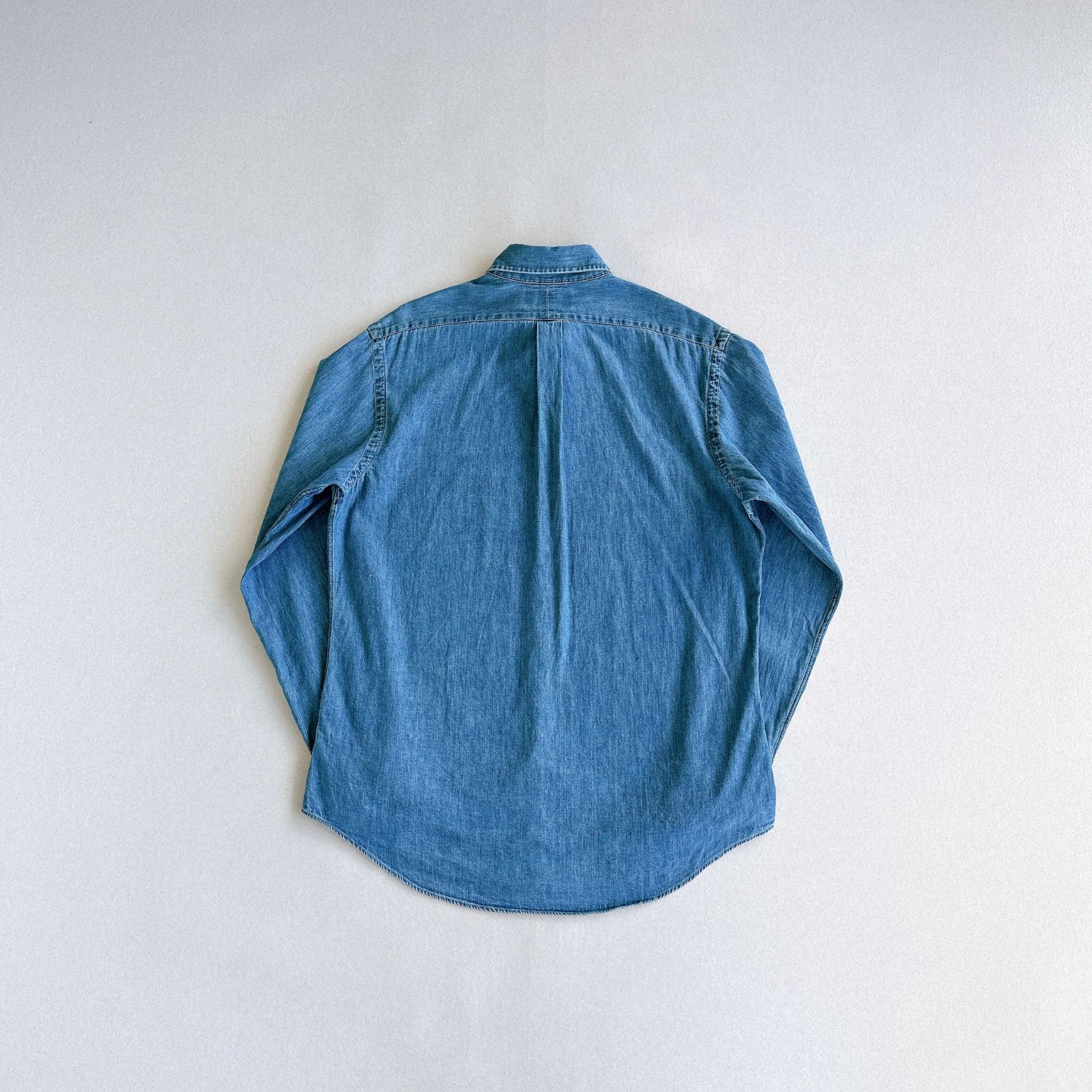 極美品】ラルフローレン デニムシャツ カスタムフィット ブルー L
