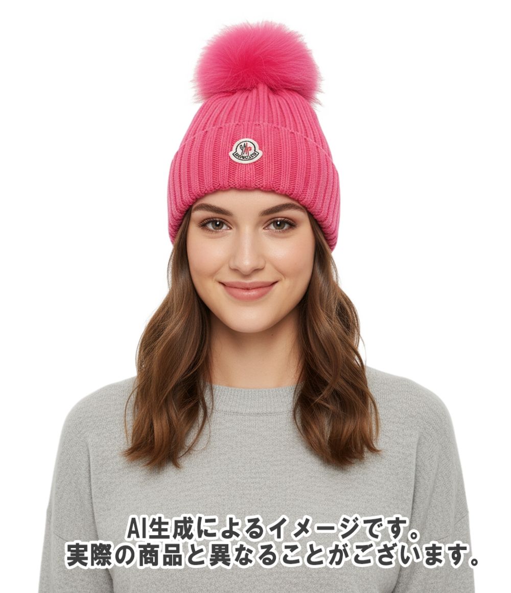 美品 モンクレール ニット帽 レディース MONCLER 【公式通販】