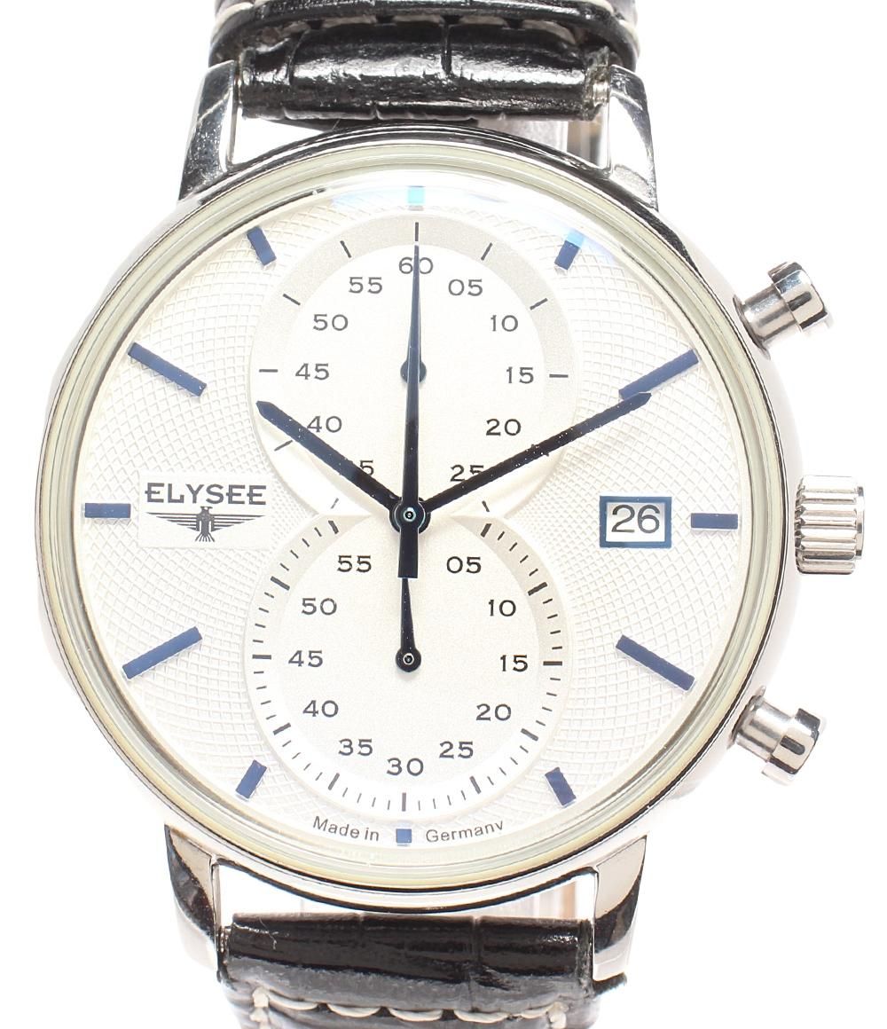 エリーゼ 腕時計 83820 クオーツ ホワイト メンズ ELYSEE - メルカリ