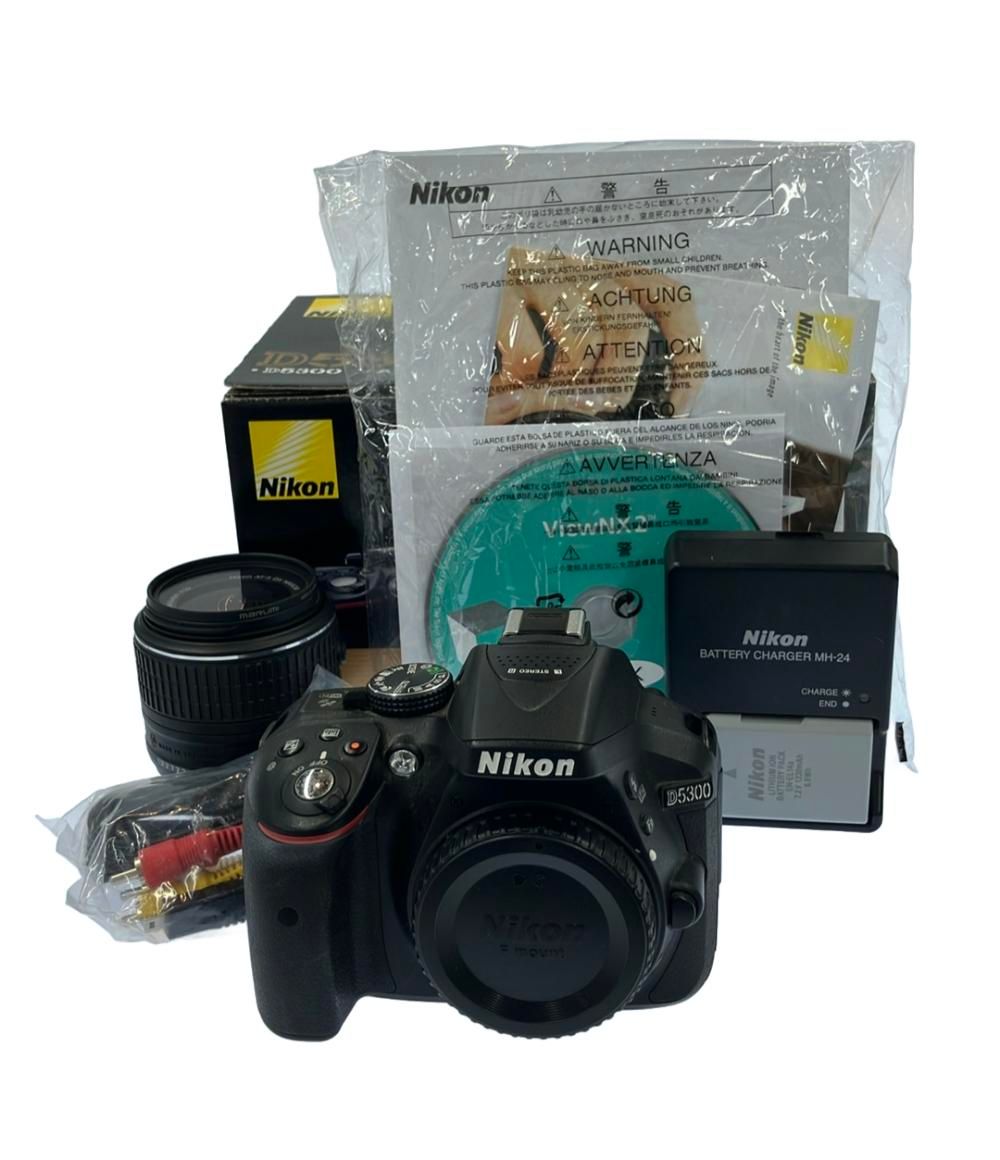 NIKON D5300 ダブルレンズセット (訳アリ品) ❤️ダブルレンズセット❤️Nikon D5300 スマホ楽々転送出来ます 美品