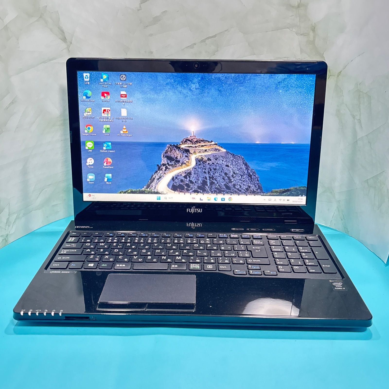 年末セール♪】爆速Core i7✨美品✨バッテリー良好✨富士通ノート