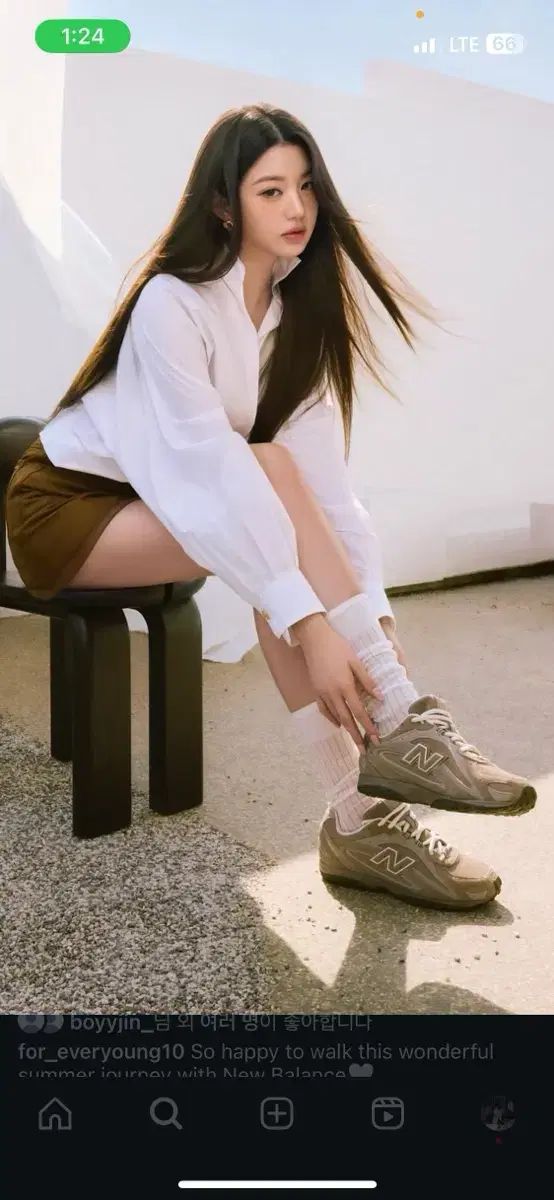 新品　【ウォニョン着用モデル】New Balance 204L MMC 24.0 ウォニョン着用モデル】New Balance 204L MMC 24.0 新 デザ