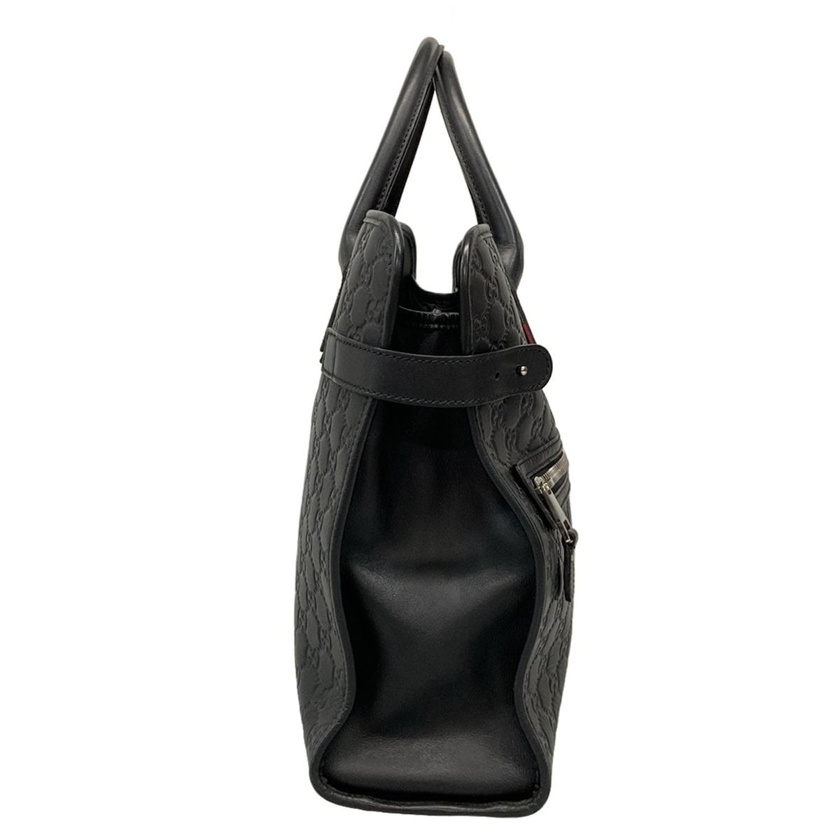 GUCCI(グッチ) ビジネスバッグ シマライン/シェリー(ウェブ) 246410 黒