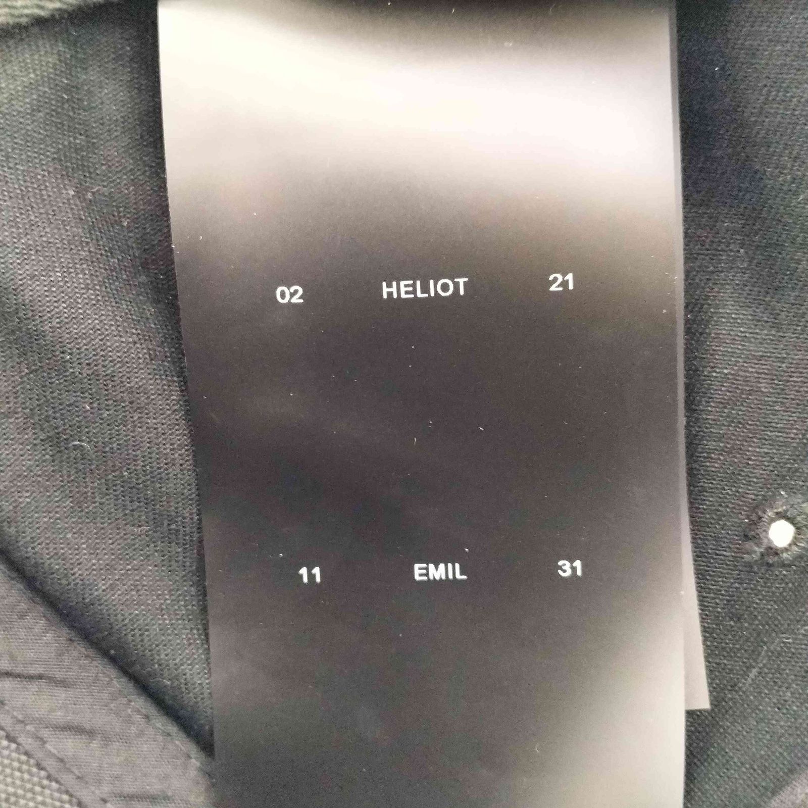 HELIOT EMIL 25AW NUBIAN別注 HE ヘリオットエミル HELIOT EMIL 25aw 
