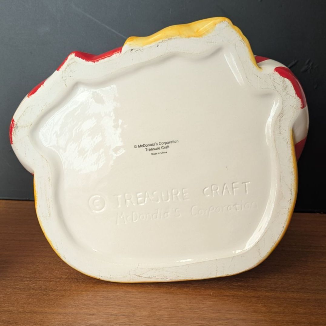 90s 米国 ヴィンテージ マクドナルド ロナルド 特大 32cm クッキー