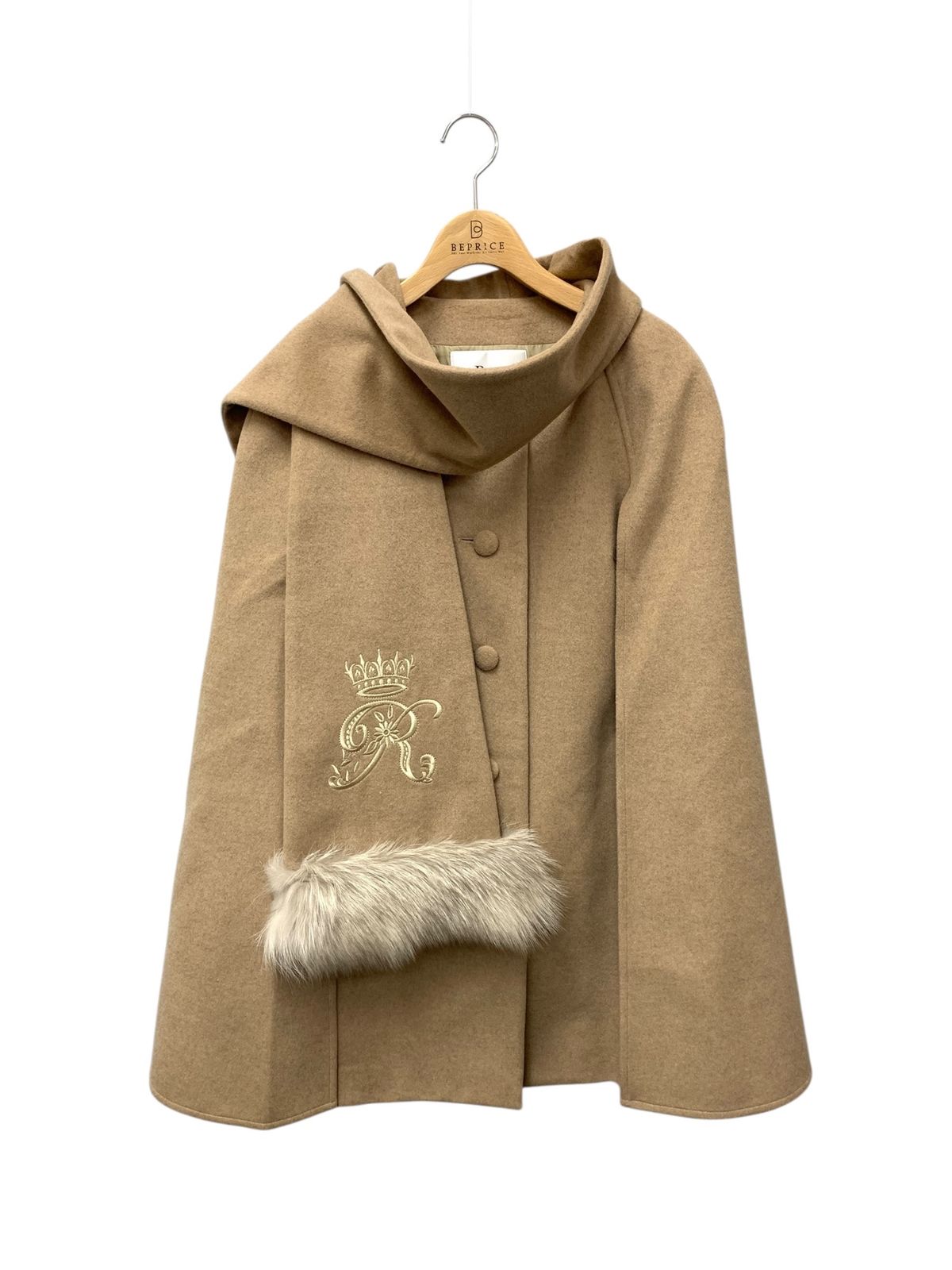 ルネ ケープコート ポリー 6138240 ポンチョ 36 ベージュ マント
