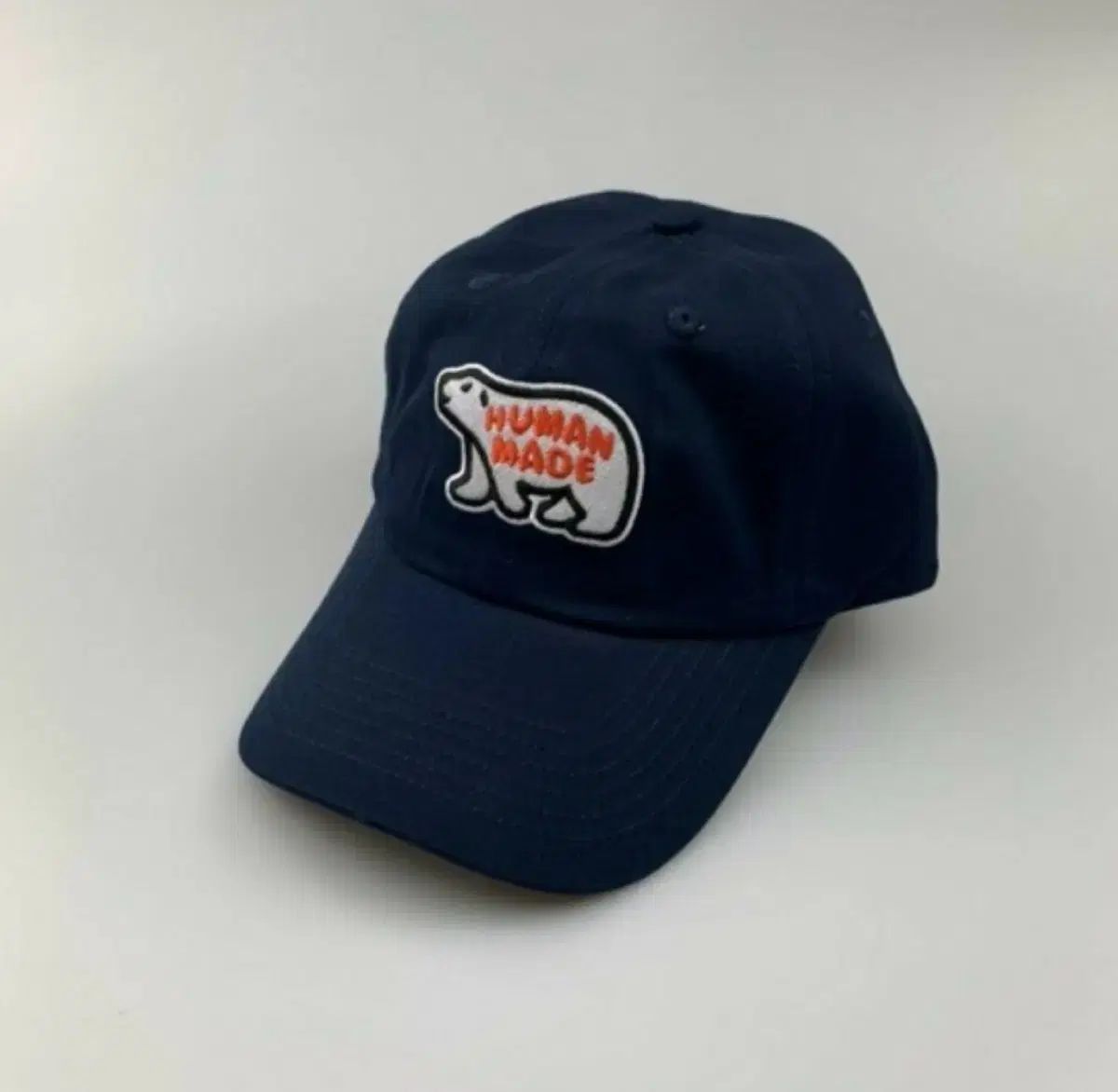 HUMAN MADE クマ刺繍キャップ ネイビー レア｜ヒューマンメイド