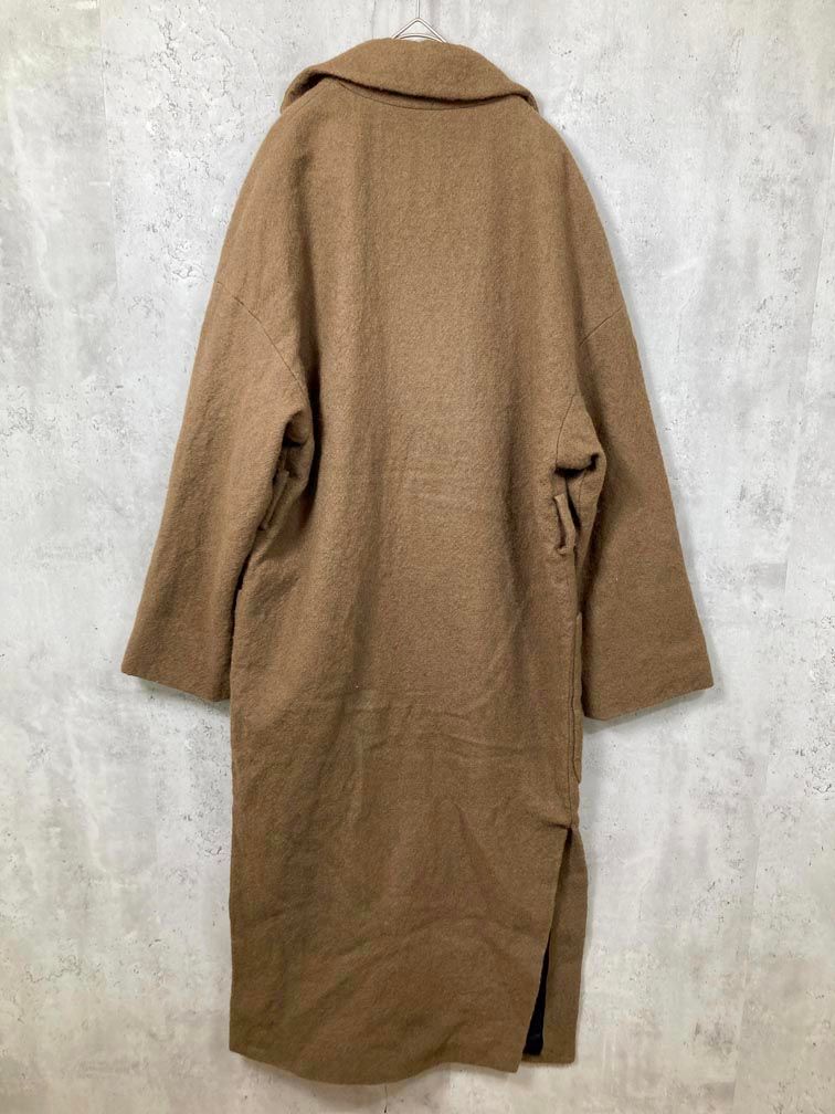 ZARA ザラ 2059/657/700 ダブルブレスト ロング コート sizeXS/茶