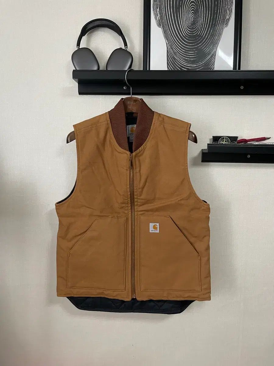 Carhartt カーハート ブラウン 茶色 キルティング ベスト ベスト M