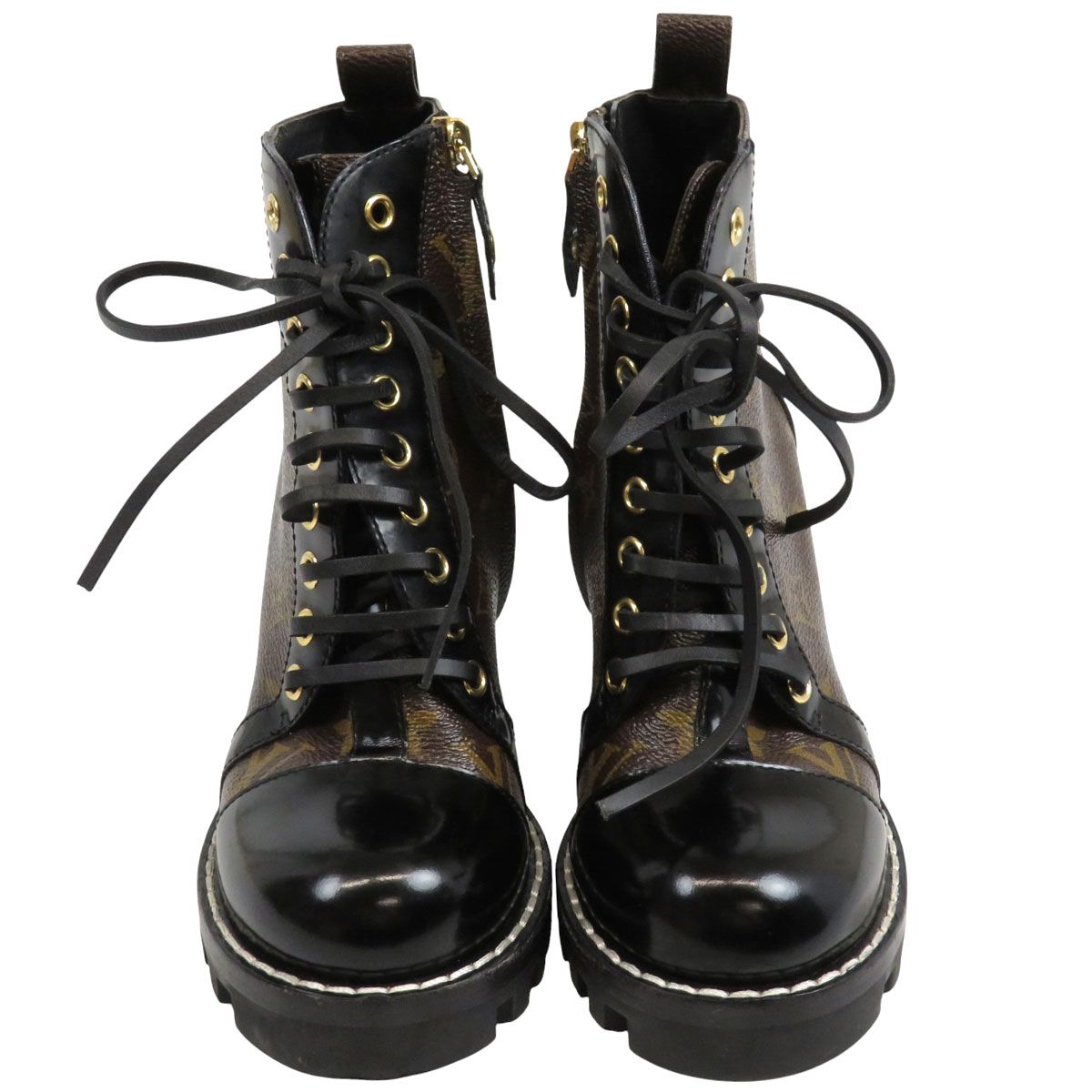 ルイヴィトン スタートレイル ライン アンクルブーツ モノグラム