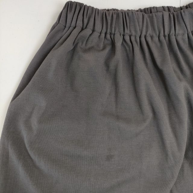 中川政七商店 コットン 強撚綿スムース サルエルパンツ グレー