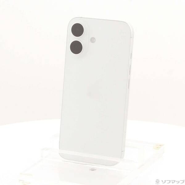 中古品〕 iPhone16 128GB ホワイト MYDR3J／A SIMフリー【258】 Apple