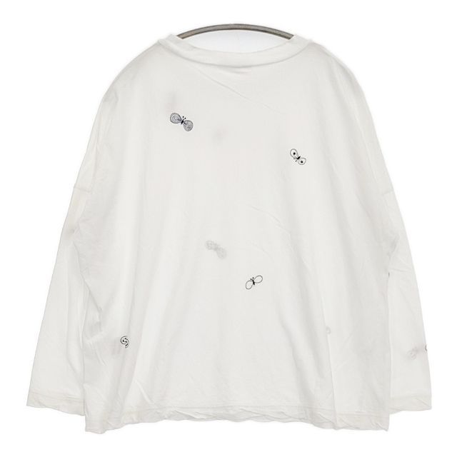 mina perhonen choucho 定価17600円 zs8516 刺繍 サイズ40 長袖T