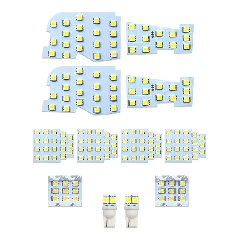 OPPLIGHT アルファード 30系 LED ルームランプ ヴェルファイア 30系 前期/後期 ホワイト トヨタ Alphard 30系 Velfire 30系 室内灯 専用設計 爆光 カスタムパーツ 取付簡単 TOYOTA (トヨタ アルファード/ヴ