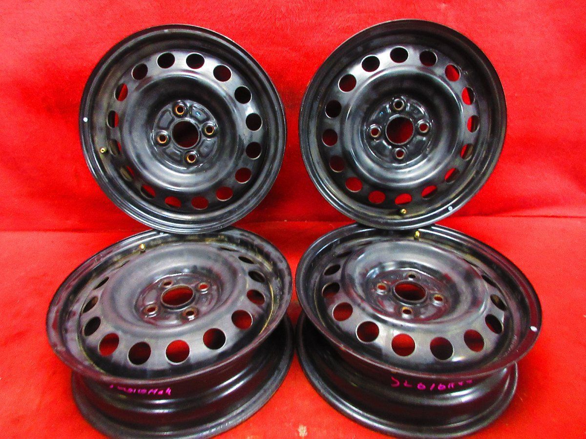 スチール ホイール 4本 トヨタ カローラ 160系 アクシオ フィールダー