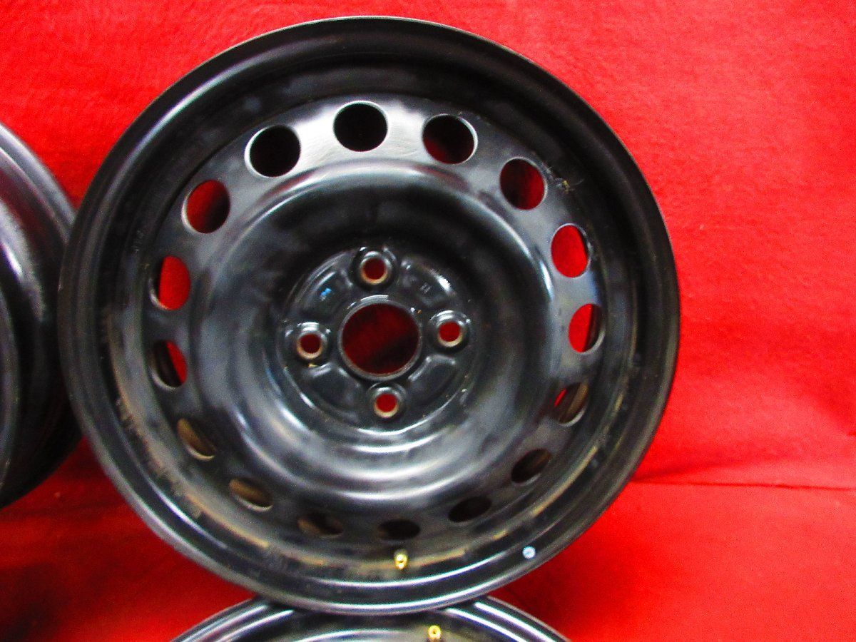 車 スチール ホイール 4本 トヨタ カローラ 160系 アクシオ