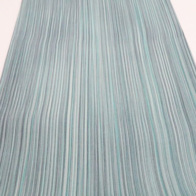 ❁tomihisa❁ BANKAN 縦縞 着物 正絹 今日も明日も明後日も優しさと癒しで満たす粋な縞”なごや帯 7499