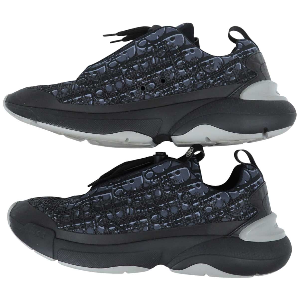 ディオール B24 ロートップ スニーカー オブリーク メンズ グレー