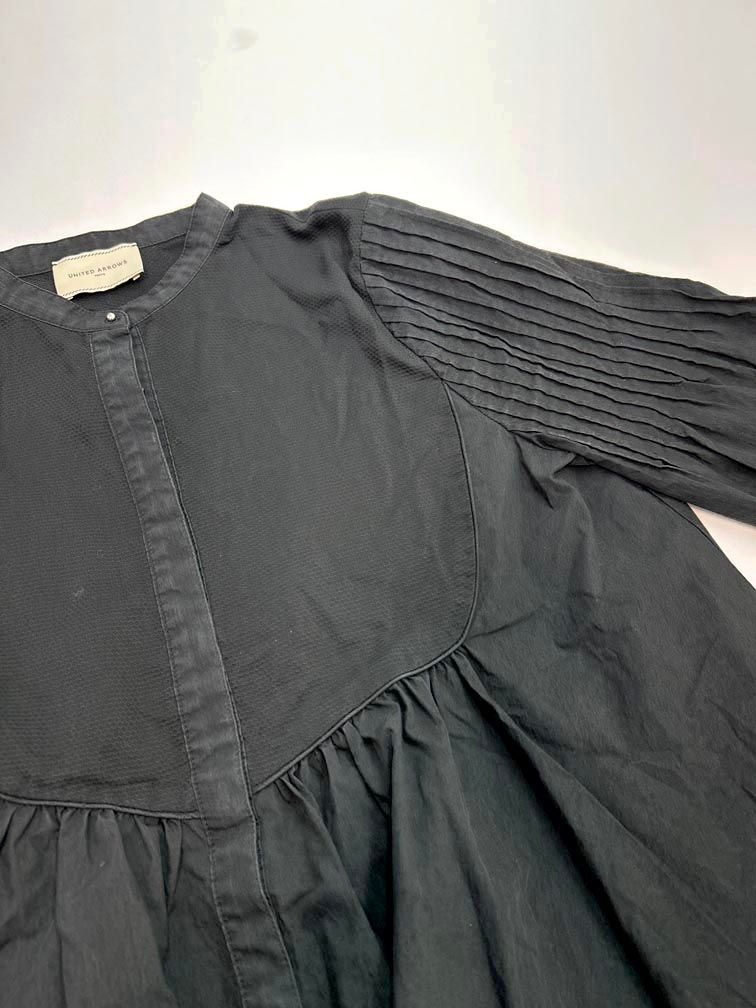 UNITED ARROWS ユナイテッドアローズ 定価22000円 エンボス ピンタック 