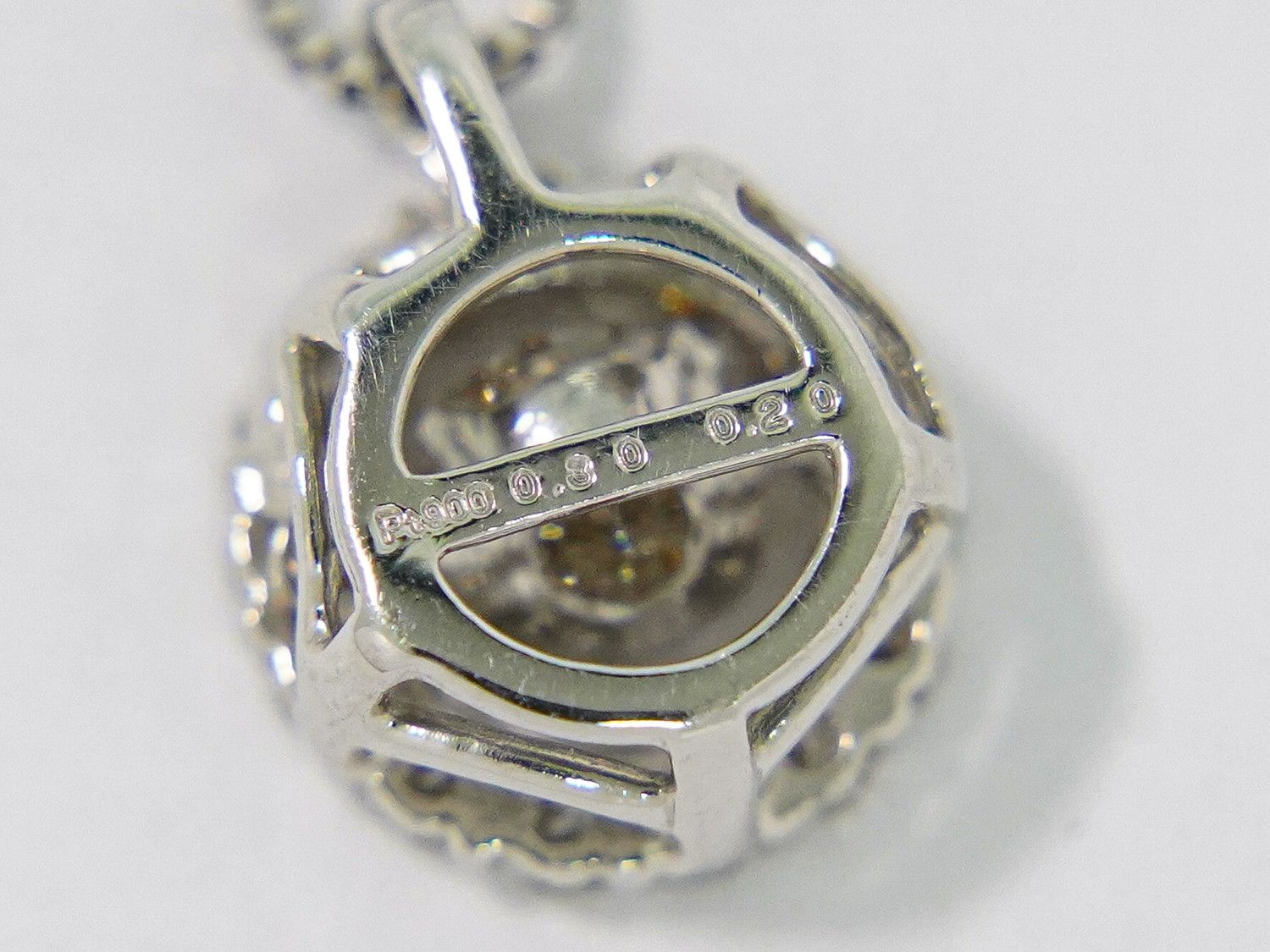 本物 ブラウンダイヤモンド 0.30ct ダイヤモンド 0.20ct Pt900 Pt850