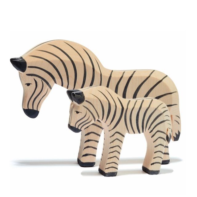 ostheimer オストハイマー 子供のしまうま 木製 つみき おままごと