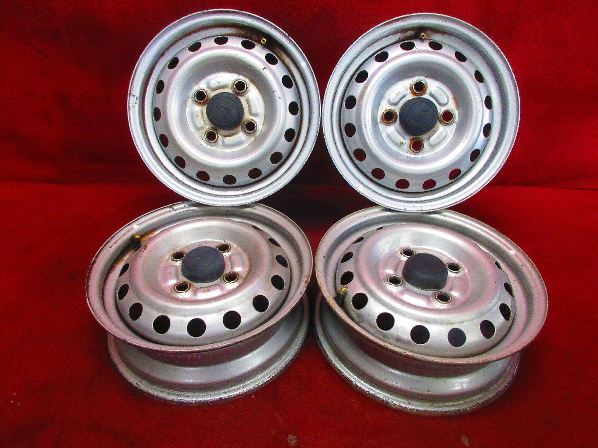 スチール ホイール 4本 ダイハツ ハイゼット アトレー 純正 12×4.00B 4