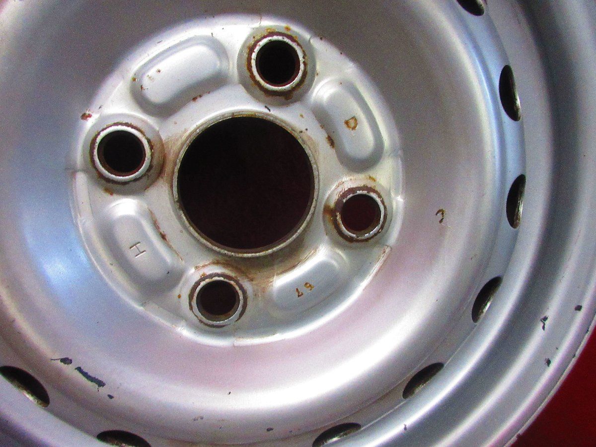 スチール ホイール 4本 ダイハツ ハイゼット アトレー 純正 12×4.00B 4