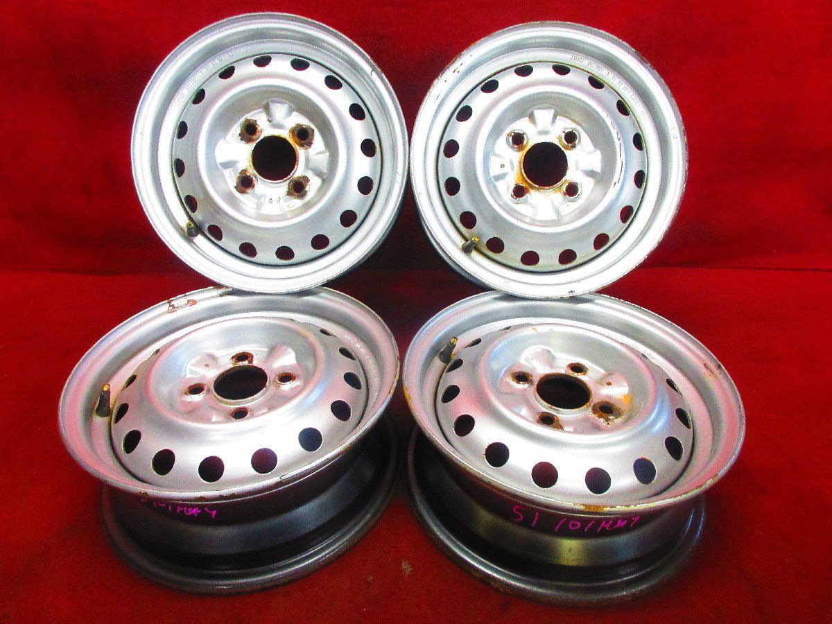 スチール ホイール 4本 日産 ADバン NV150 Y12 純正 13×5J 4穴100 +40 