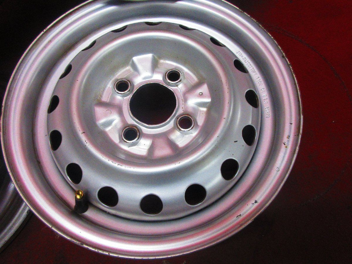  スチール ホイール 4本 日産 Y 11 ADバン 13 4 5 J 4穴 PCD 100 40 ハブ径 59 51954 H N 3 13インチ ホイール