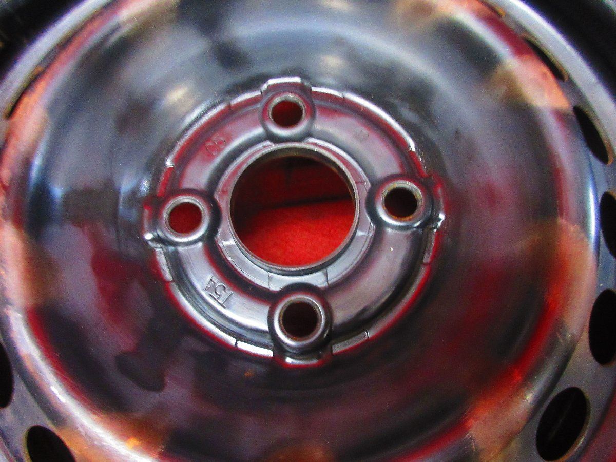  スチール ホイール 4本 ホンダ フィット GK系 14 5 J 4穴100 45 ハブ径 56シビック インテグラ モビリオ フリード エアウェイブ 52353 H 14インチ ホイール