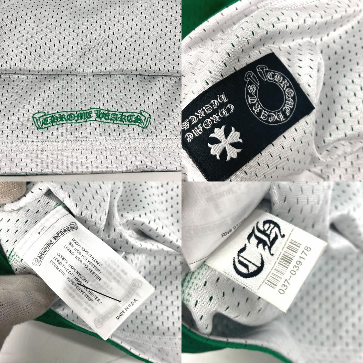 CHROME HEARTS クロムハーツ タンクトップ MESH WARM UP JERSEY