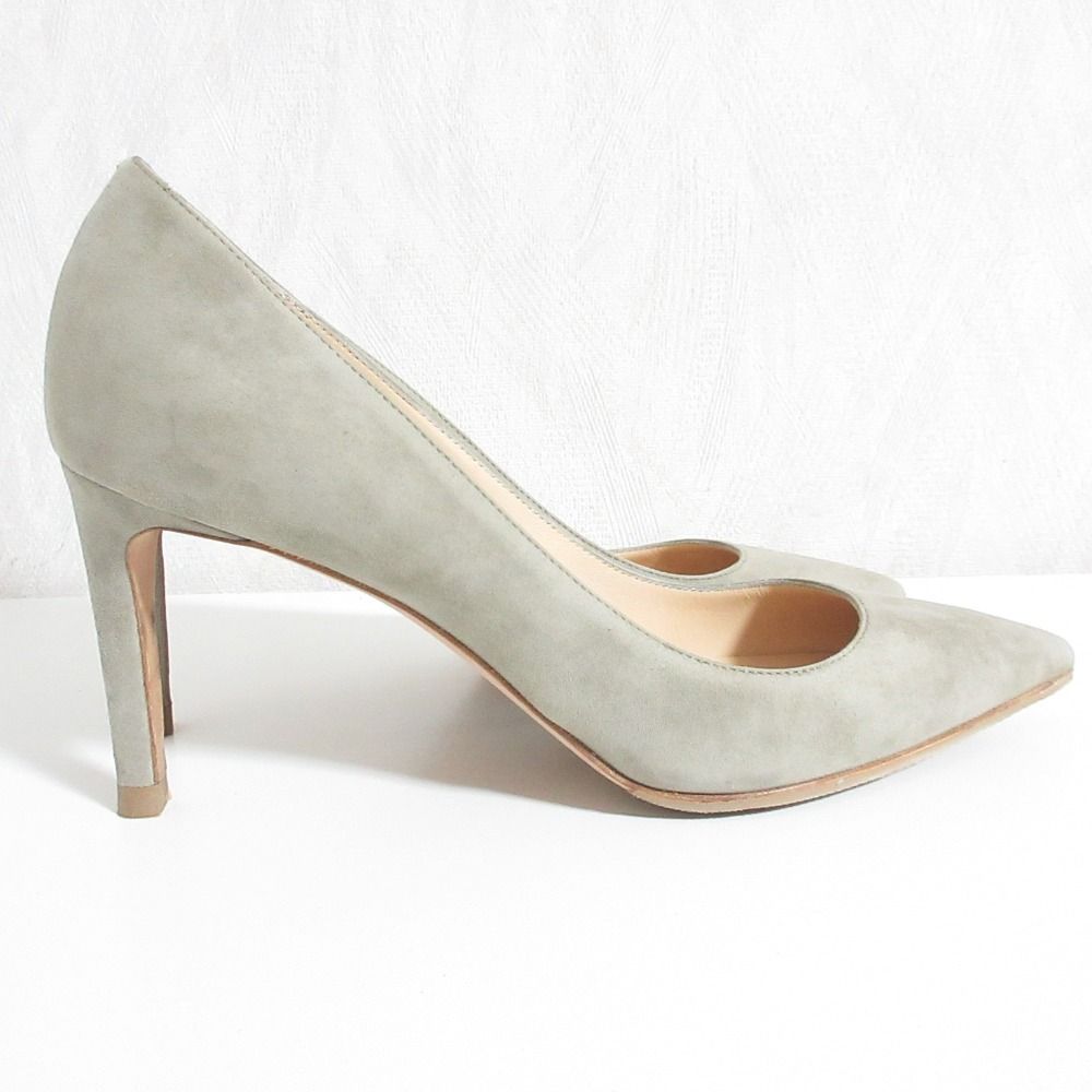 美品 PELLICO ペリーコ ポインテッドトゥ スエード パンプス 36 23cm