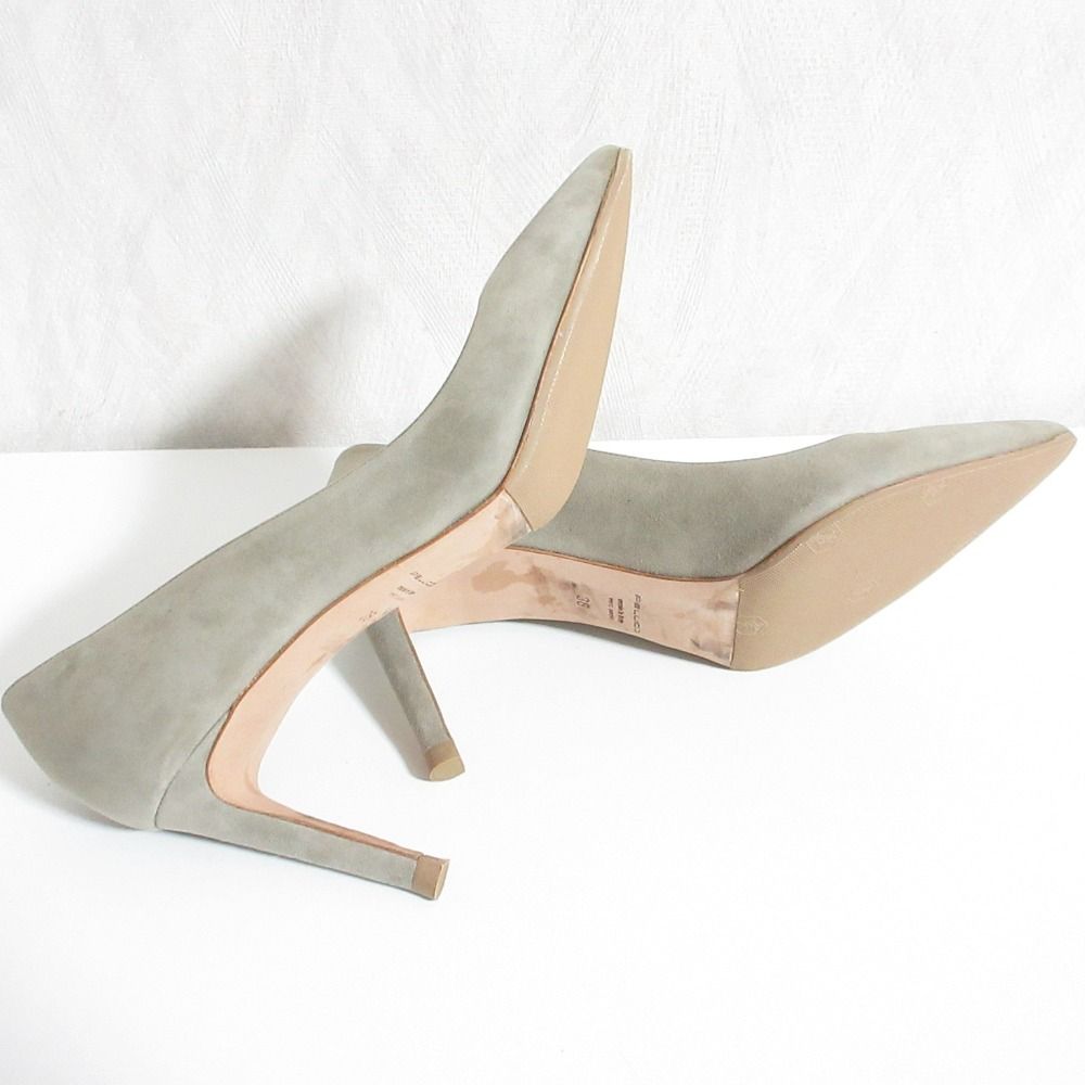 美品 PELLICO ペリーコ ポインテッドトゥ スエード パンプス 36 23cm
