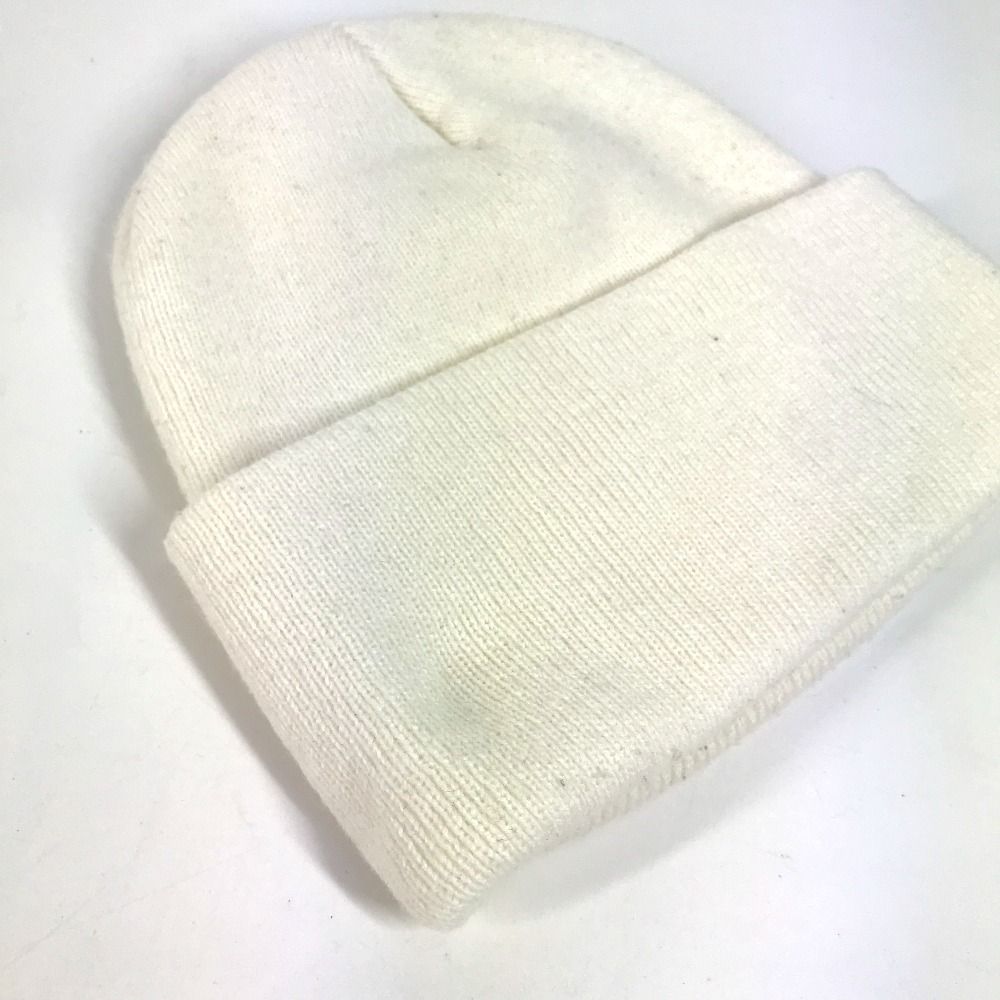 CHROME HEARTS クロムハーツ ニット帽 ロゴ CH アクリル ホワイト