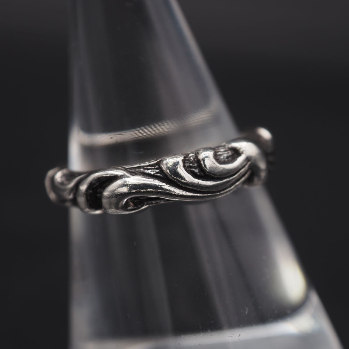 L551 ヴィンテージ 925刻印 リング デザイン シルバー 指輪 13号