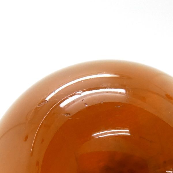 LALIQUE カボションリング アンバーカラー 指輪 クリスタル 約11号 箱