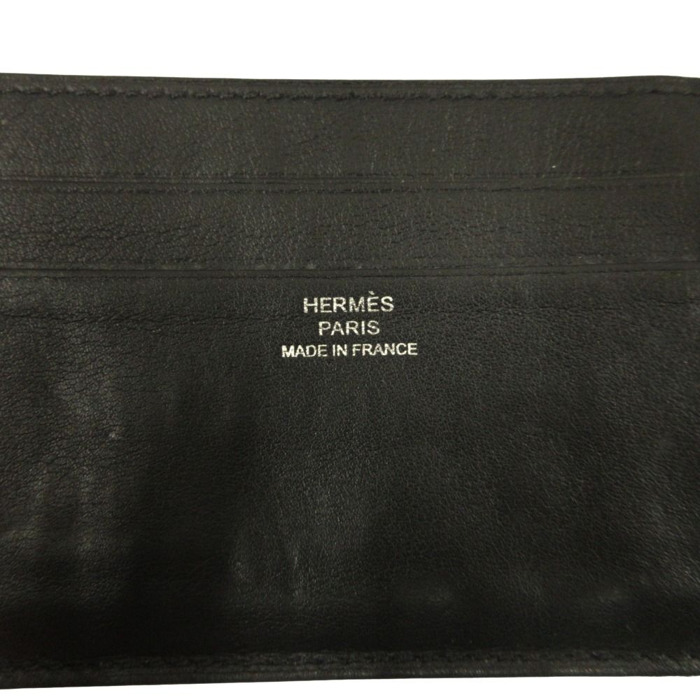 良品 HERMES エルメス シチズン ツイル カードケース 名刺入れ レザー