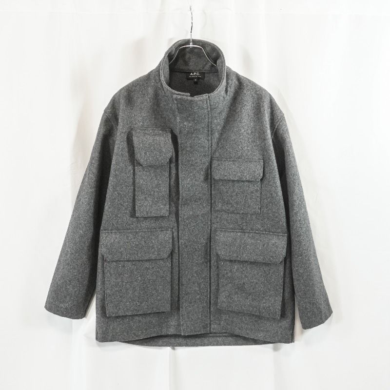 極美品 A.P.C. アーペーセー 24AW AMBULANCE ウールジャケット M-65型
