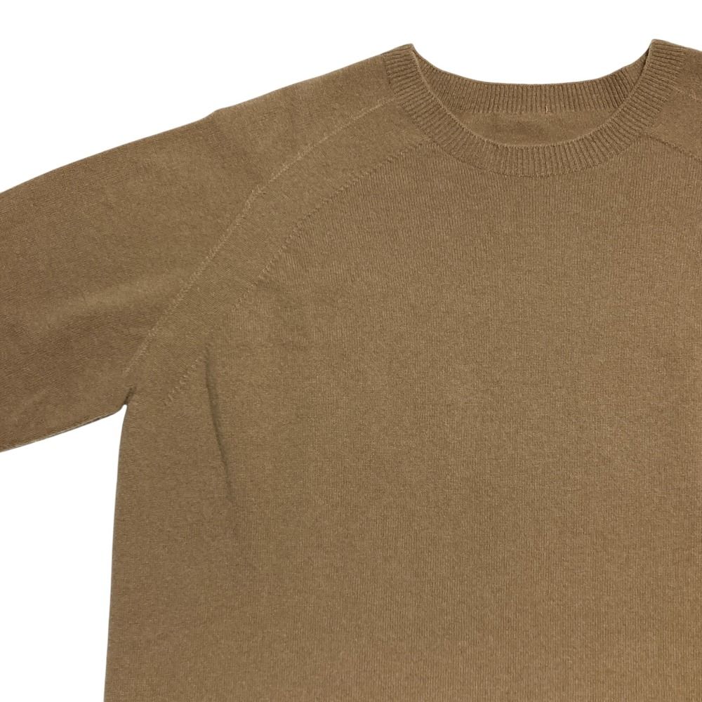 値下げ‼️MUSE新品キャメル綿長袖セーター 038 MUSE新品キャメル綿長袖セーター 038