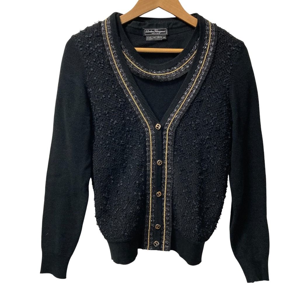 美品 Salvatore Ferragamo サルヴァトーレフェラガモ ニットトップス