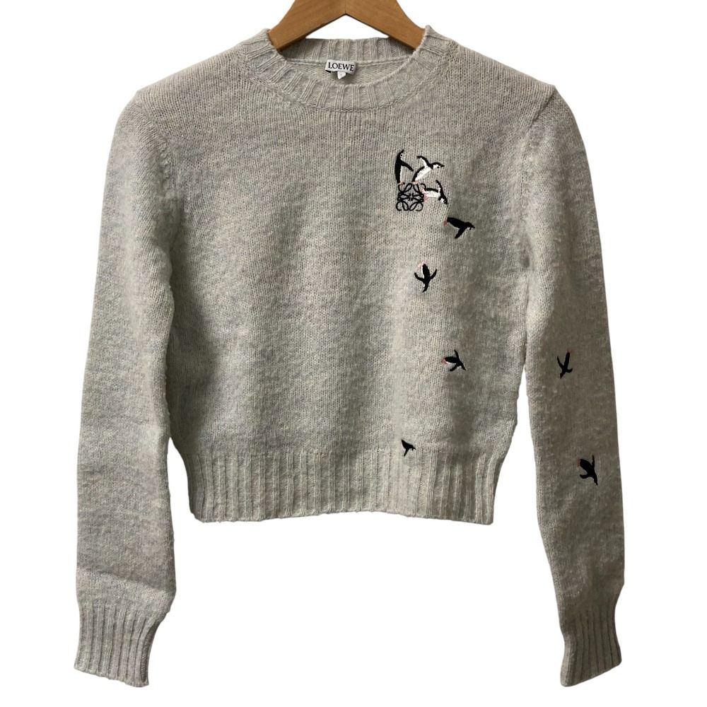 美品 24SS LOEWE ロエベ 藤田砂奈 ペンギン刺繍 セーター ニット