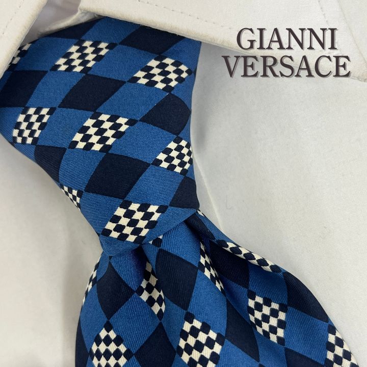 【希少・美品】GIANNI VERSACEヴェルサーチ ネクタイ バロックシルク GIANNI VERSACE ジャンニ・ヴェルサーチ ブランド ネクタイ シルク